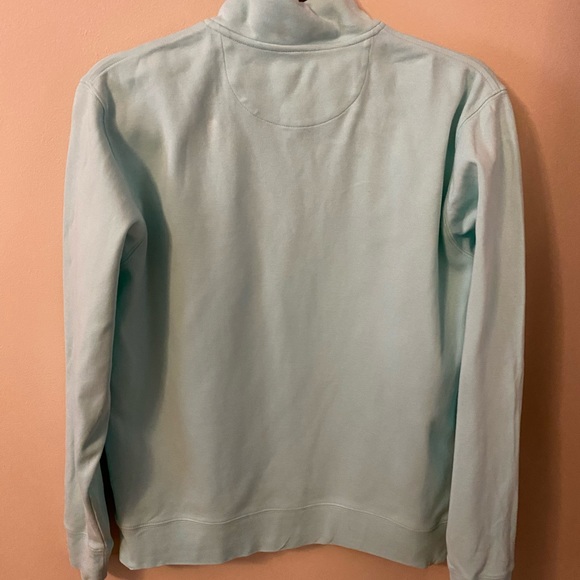 Vineyard vines 1/4 zip pullover top teal - Picture 3 of 7